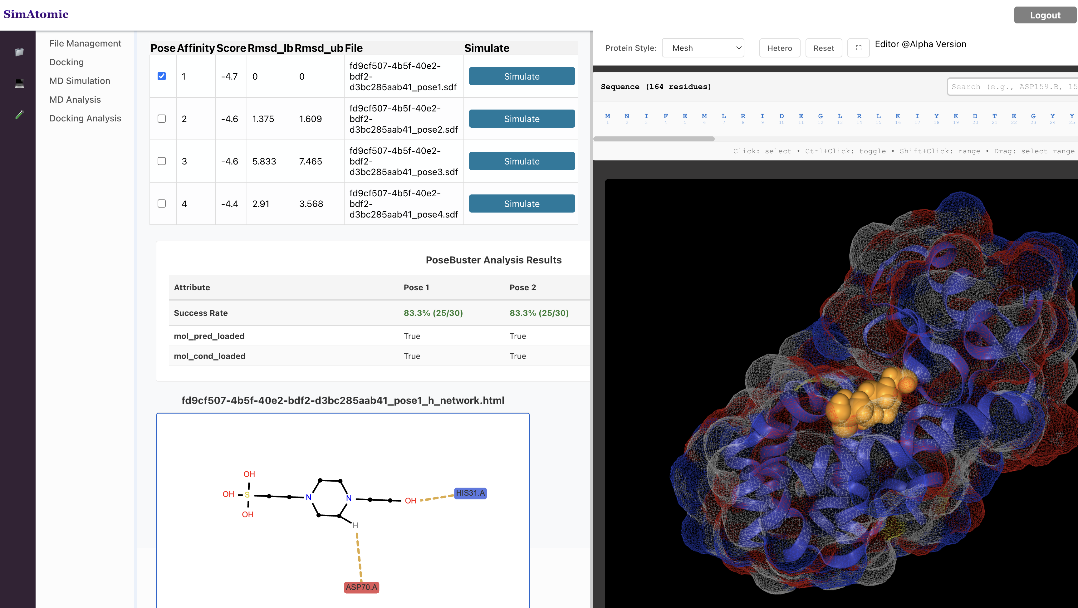 SimAtomic Platform Interface